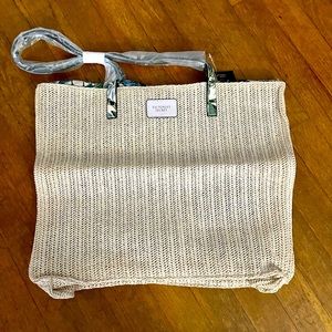 Victoria’s Secret ~ Limited Edition Woven Tropical Tote ~ NWT!